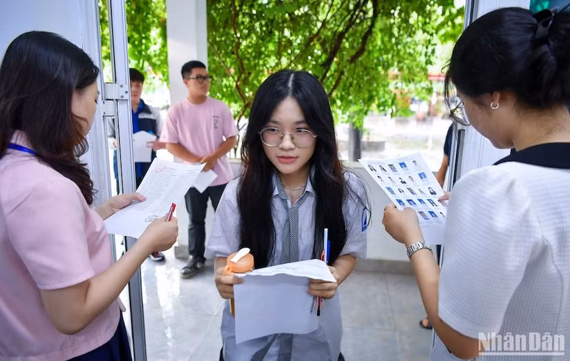 Tại Kỳ thi tốt nghiệp THPT năm 2024 (Ảnh: THÀNH ĐẠT)