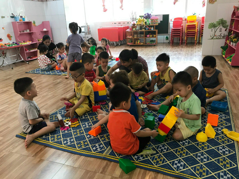 Trẻ mầm non tại thành phố Vinh