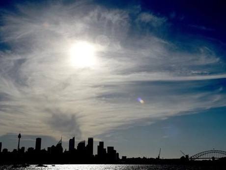 Nắng nóng gay gắt tại thành phố Sydney, Australia. (Ảnh: AFP/TTXVN)