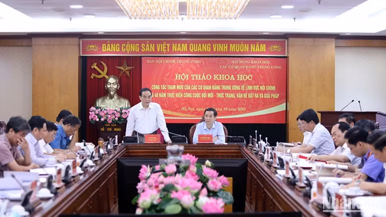 Toàn cảnh hội thảo.