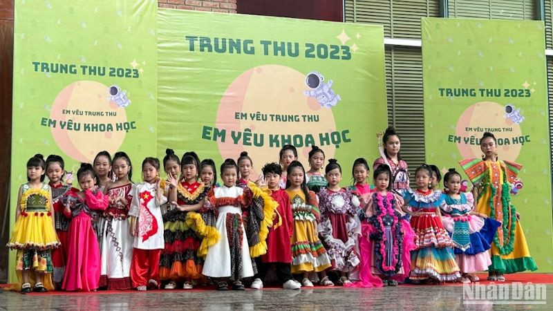[Ảnh] Trải nghiệm không gian vui chơi Tết Trung thu tại Bảo tàng Dân tộc học Việt Nam