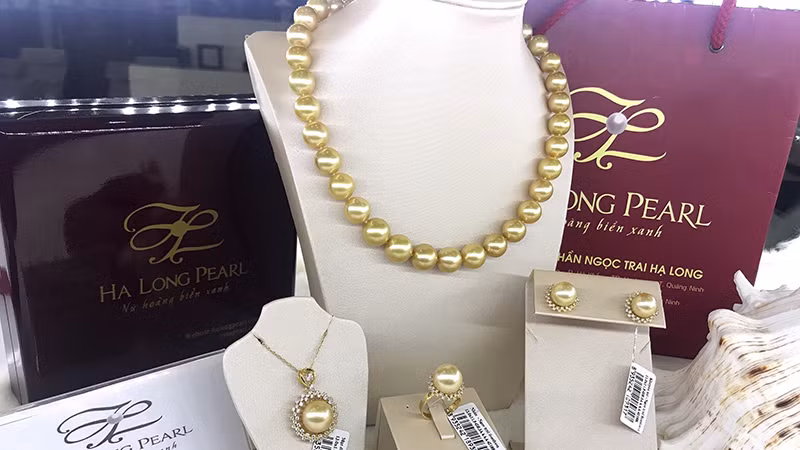 Bộ ngọc trai SouthSea, sản phẩm OCOP 5 sao của Công ty Cổ phần Ngọc trai Hạ Long. (Ảnh: Ngọc trai Hạ Long)