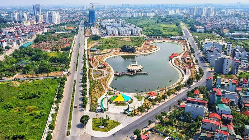 Công viên Ngọc Thụy (quận Long Biên) là 1 trong 9 công viên đã được hoàn thành theo Chương trình số 03 của Thành ủy Hà Nội.