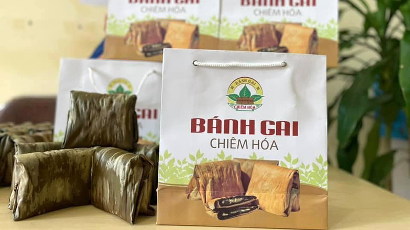Bánh gai Chiêm Hóa, sản phẩm OCOP 4 sao của Tuyên Quang. (Ảnh: OCOP Tuyên Quang)