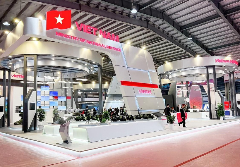 Gian hàng của Viettel tại Vietnam Defence 2022.