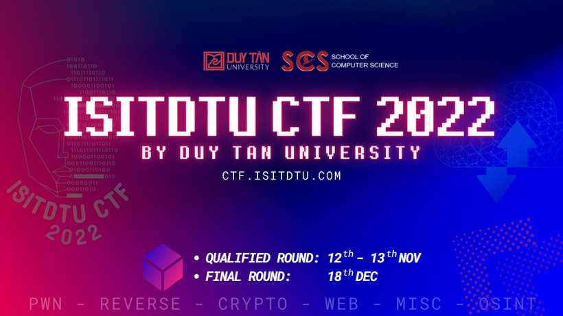 10 đội lọt vòng chung kết Cuộc thi An toàn thông tin quốc tế ISITDTU CTF 2022