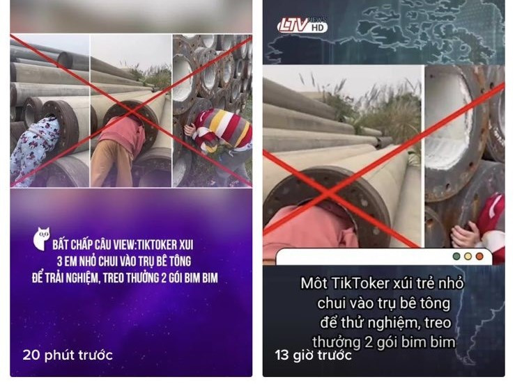 Các nội dung sai lệch xuất hiện ngày càng nhiều trên nền tảng TikTok thời gian gần đây.