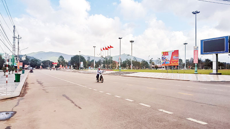 Diện mạo huyện Hoài Ân (Bình Định) thay đổi từng ngày.