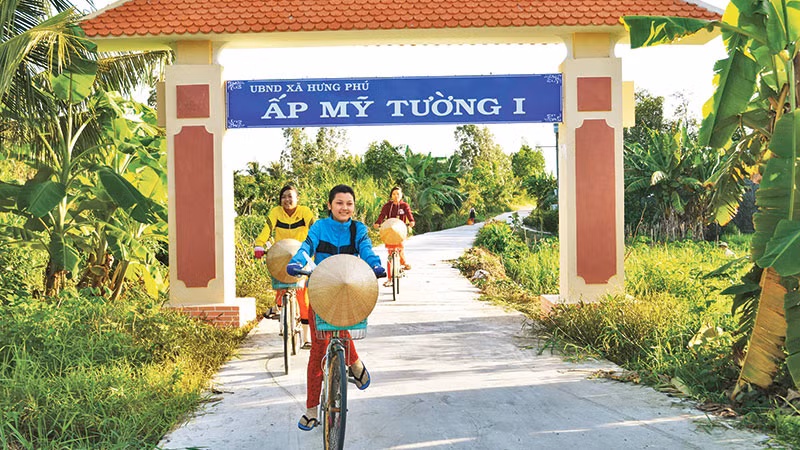 Các ấp vùng sâu ở huyện Phước Long ngày một thay da đổi thịt. Ảnh: TRỌNG DUY