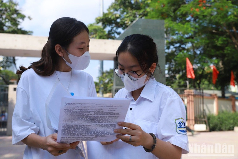 Thí sinh kỳ thi tốt nghiệp THPT. Ảnh: XUÂN BÁCH
