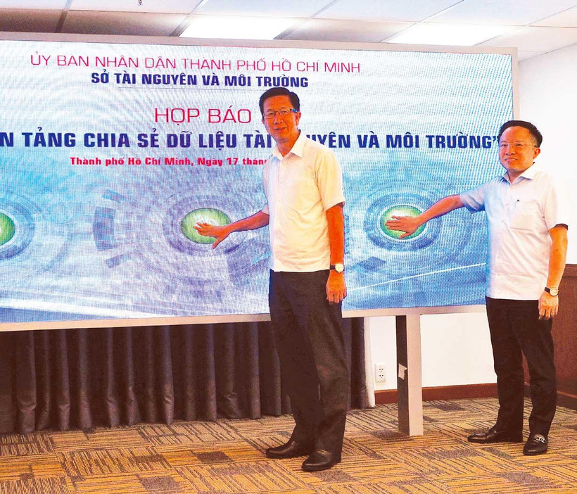 Sở Tài nguyên và Môi trường thành phố công bố "Nền tảng chia sẻ dữ liệu tài nguyên và môi trường".
