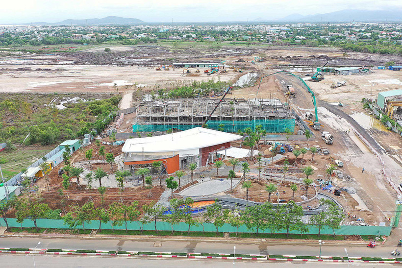 Dự án Vườn Xuân (thành phố Vũng Tàu, tỉnh Bà Rịa-Vũng Tàu) có đất công bị xen kẹt. (Ảnh THÀNH HUY)