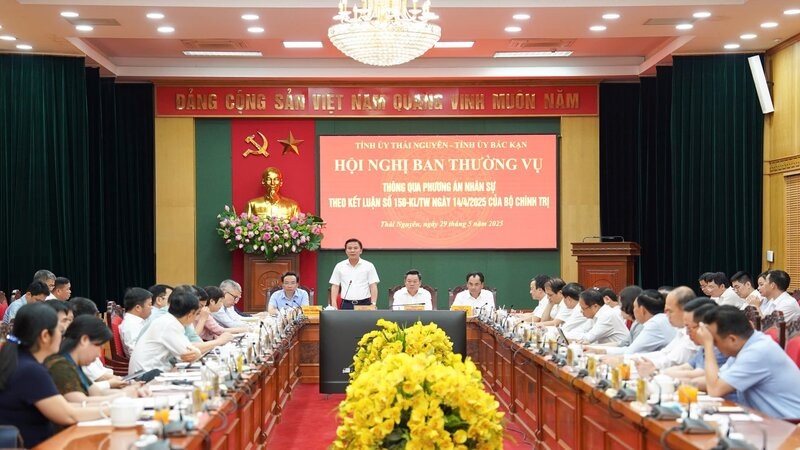 Hội nghị bước 1, Ban Thường vụ Tỉnh ủy hai tỉnh Thái Nguyên và Bắc Kạn thống nhất phương án nhân sự hai tỉnh để trình Trung ương.