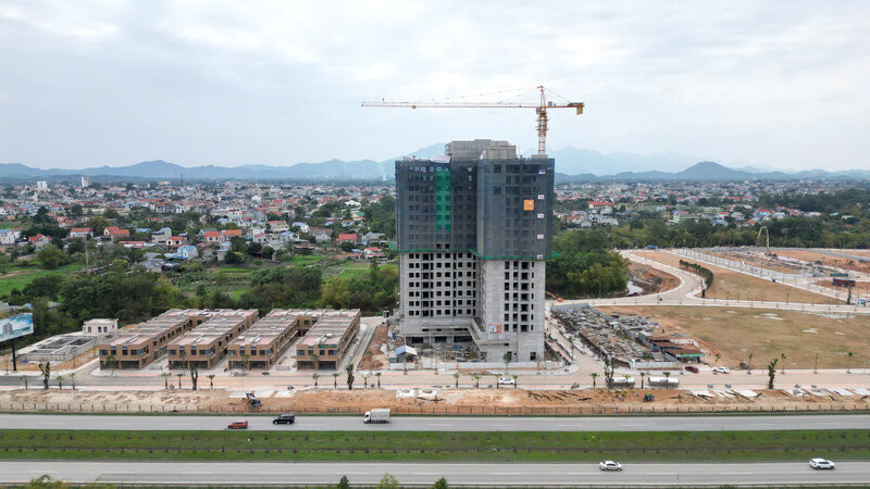 Toàn bộ 395 căn nhà ở xã hội Khu dân cư Đại Thắng ở thành phố Phổ Yên sẽ hoàn thành vào tháng 9/2025.