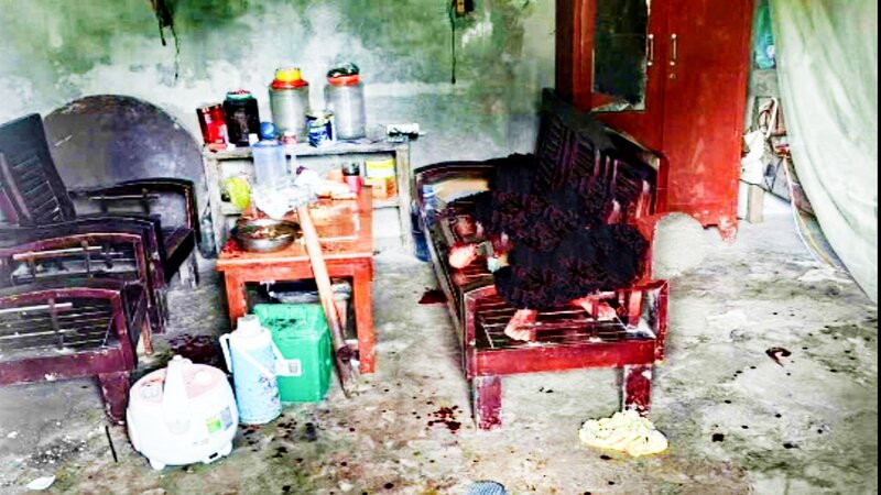 Hiện trường vụ việc.