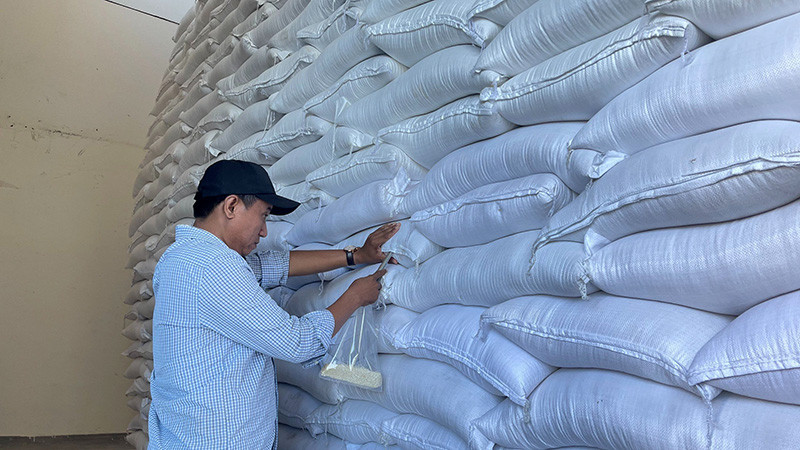Gạo dự trữ quốc gia. (Ảnh: GDSR)