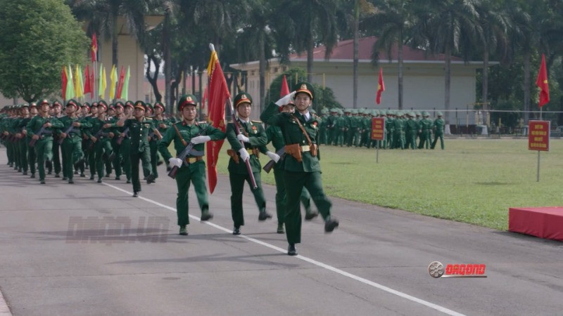 Hình ảnh trong phim tài liệu "Vững bước dưới cờ Đảng".