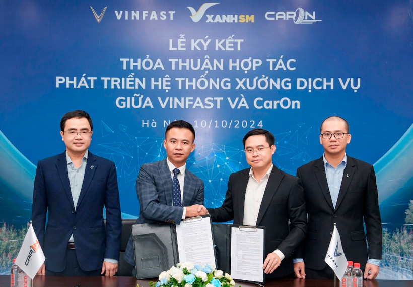 CarOn Holdings ký kết biên bản ghi nhớ hợp tác chiến lược để trở thành đơn vị được ủy quyền chính thức sửa chữa, bảo hành, bảo dưỡng xe ô-tô điện VinFast. 