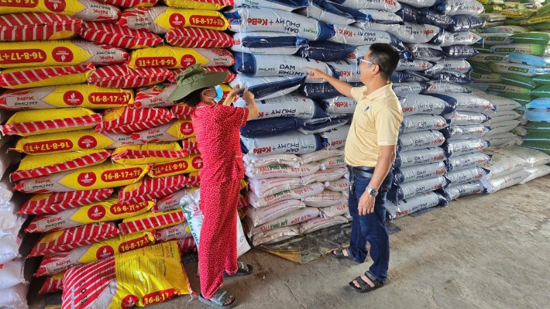 Phú Mỹ cung ứng gần nửa triệu tấn phân bón cho vụ hè thu/mùa mưa.