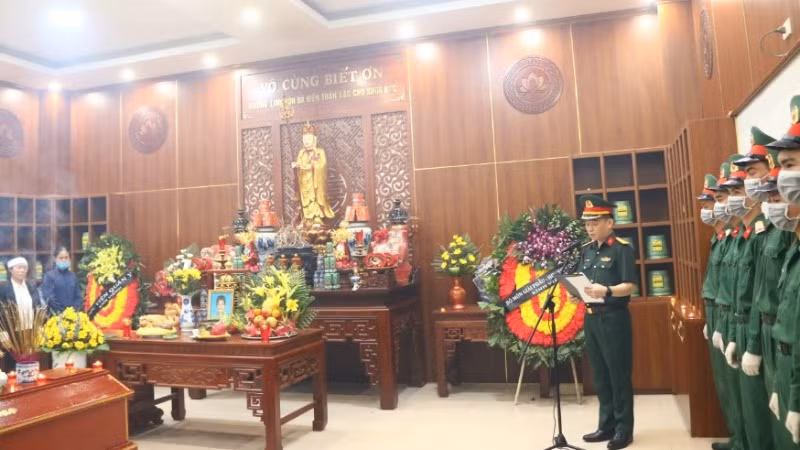 Lễ tưởng niệm ông Nguyễn Xuân Trường - người đã hiến thân xác cho công tác giảng dạy, nghiên cứu khoa học của Học viện Quân y.