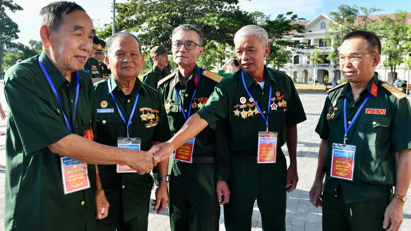 Các đại biểu dự Hội nghị biểu dương người có công với cách mạng tiêu biểu toàn quốc năm 2023 tại Thừa Thiên Huế, tháng 7/2023. (Ảnh: ĐĂNG KHOA) 