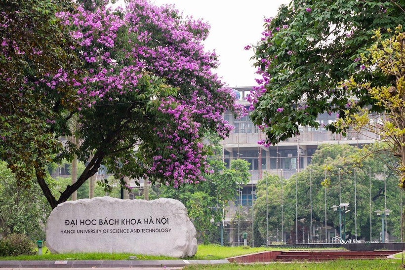 Khuôn viên Trường đại học Bách khoa Hà Nội. Ảnh: HUST