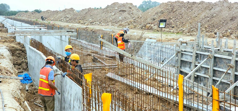 Khu công nghiệp bắc Tiền Phong (thị xã Quảng Yên) đang thu hút nhiều dự án của các nhà đầu tư thứ cấp.