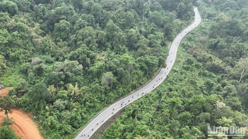 Đèo Bảo Lộc dài khoảng 10 km nằm trên Quốc lộ 20, là tuyến đường huyết mạch nối Lâm Đồng với thành phố Hồ Chí Minh và các tỉnh phía Nam.