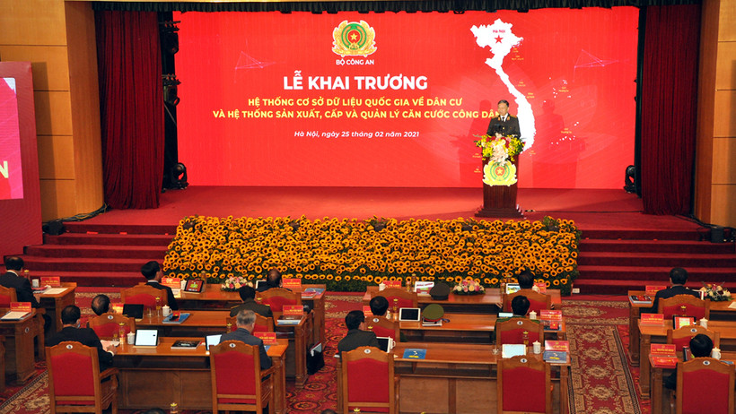 Lễ khai trương hệ thống Cơ sở dữ liệu quốc gia về dân cư do VNPT chủ trì về thiết kế và xây dựng