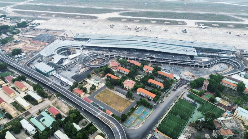 Nhà ga hành khách T3 có công suất khai thác 20 triệu hành khách/năm (ảnh: THẾ ANH)