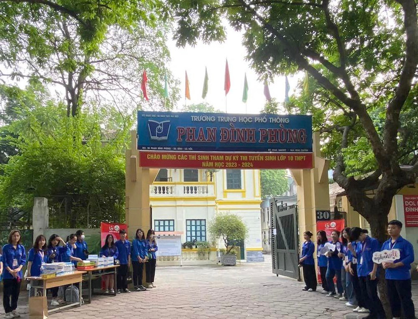 (Ảnh: Trường THPT Phan Đình Phùng)