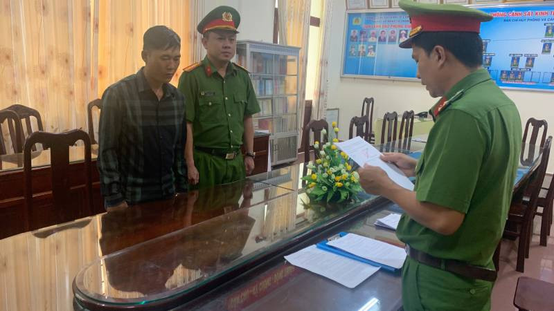 Khởi tố bị can và cấm đi khỏi nơi cư trú đối với Trần Tuấn Cường