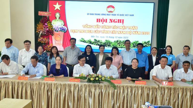 Các tỉnh Tây Nam Bộ ký kết giao ước thi đua năm 2024.