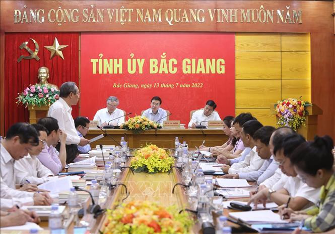 Toàn cảnh buổi làm việc. Ảnh: TTXVN