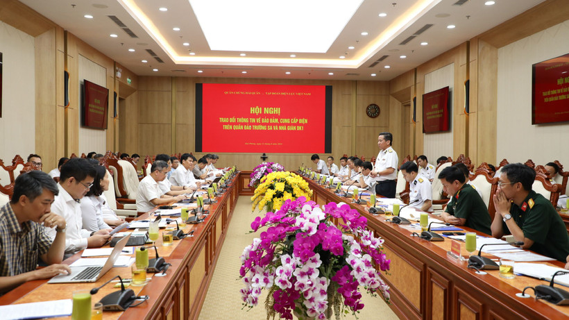 Hội nghị trao đổi thông tin về bảo đảm cung cấp điện trên Quần đảo Trường Sa và Nhà giàn DK1.