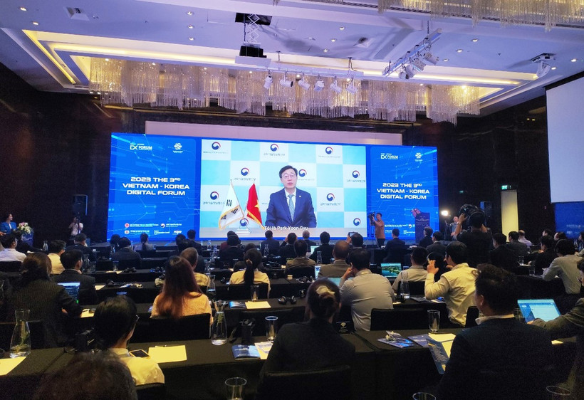 Toàn cảnh Diễn đàn hợp tác ICT Việt Nam-Hàn Quốc.