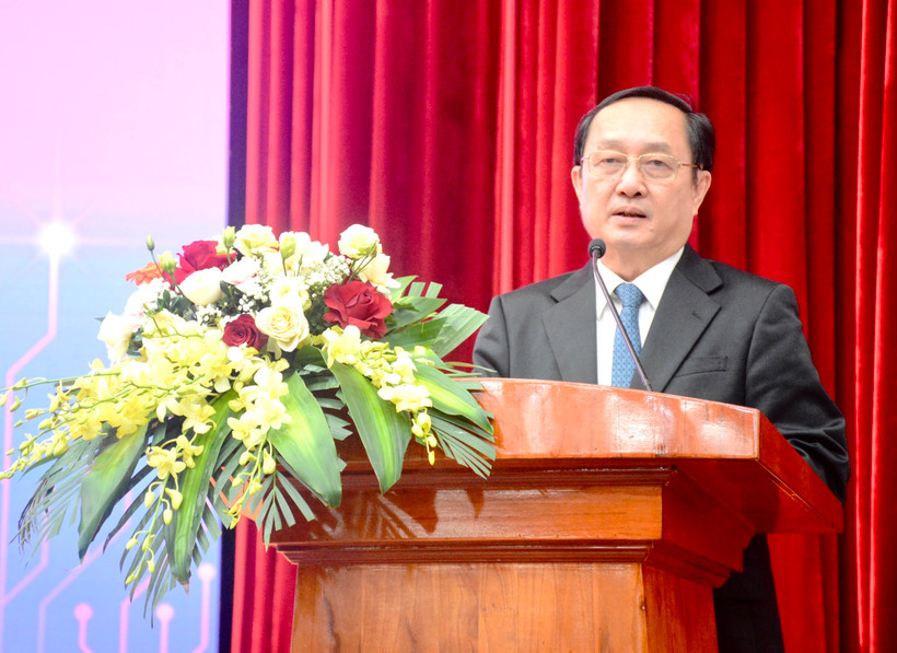 Bộ trưởng Khoa học và Công nghệ Huỳnh Thành Đạt phát biểu tại Hội thảo.