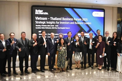 “Diễn đàn doanh nghiệp Việt Nam-Thái Lan 2025: Tầm nhìn chiến lược dành cho nhà đầu tư và lãnh đạo doanh nghiệp”. (Ảnh: XUÂN SƠN)