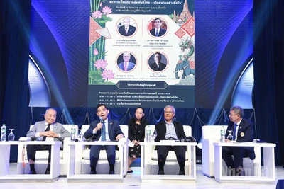 Tọa đàm "Vai trò của người Thái gốc Việt: Cầu nối bền vững cho quan hệ Thái Lan-Việt Nam”. (Ảnh: XUÂN SƠN)