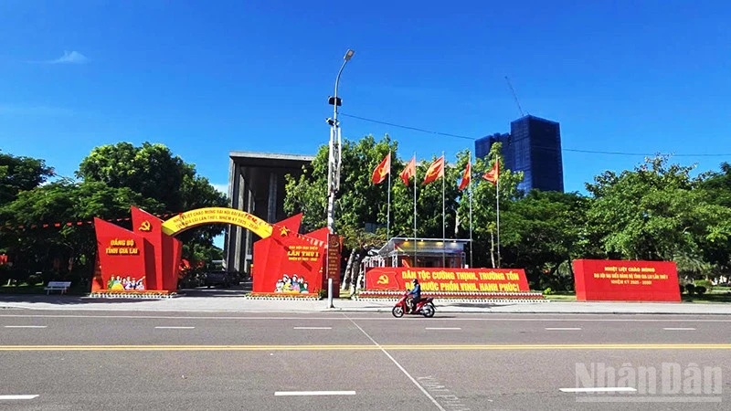 Trung tâm Hội nghị tỉnh Gia Lai sẵn sàng cho Đại hội.