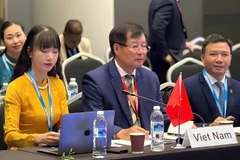 Đoàn Luật gia Việt Nam tham dự phiên họp lần thứ 46 Hội đồng Điều hành Hiệp hội Luật gia các nước ASEAN. (Ảnh: Hội Luật gia Việt Nam)