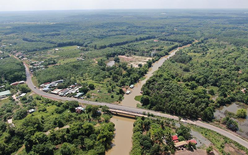 Tuyến đường kết nối Bình Phước và Tây Ninh. 