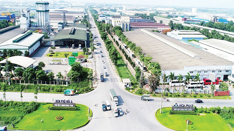 Khu công nghiệp Phố Nối A, tỉnh Hưng Yên. 