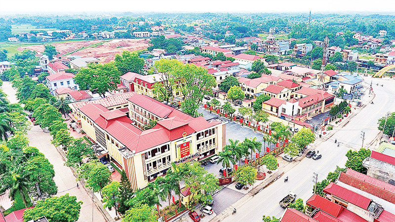 Kinh tế phát triển, thu ngân sách trên địa bàn huyện Phú Bình mỗi năm tăng bình quân 19%. 