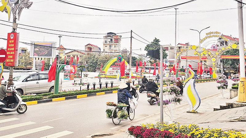 Ðô thị Phúc Yên ngày càng hiện đại, văn minh. 