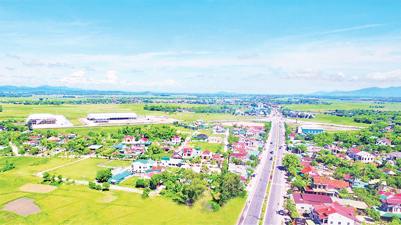 Cụm công nghiệp đang hình thành Thạch Long, huyện Thạch Hà, Hà Tĩnh. 