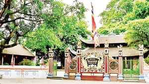 Đền thờ Trương Hán Siêu nằm dưới núi Non Nước tại phường Hoa Lư, tỉnh Ninh Bình.