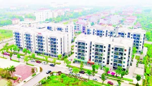 Khu nhà ở xã hội Thanh Lâm-Đại Thịnh (xã Quang Minh, Hà Nội). (Ảnh HUD)