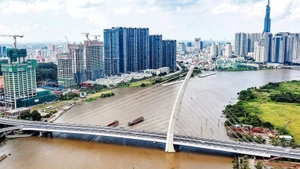 Một góc Thành phố Hồ Chí Minh. (Ảnh: THÀNH ÐẠT)