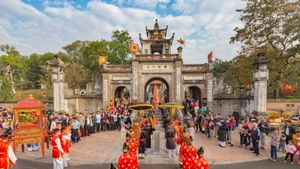 Lễ hội Cổ Loa. (Ảnh: ĐĂNG ANH)